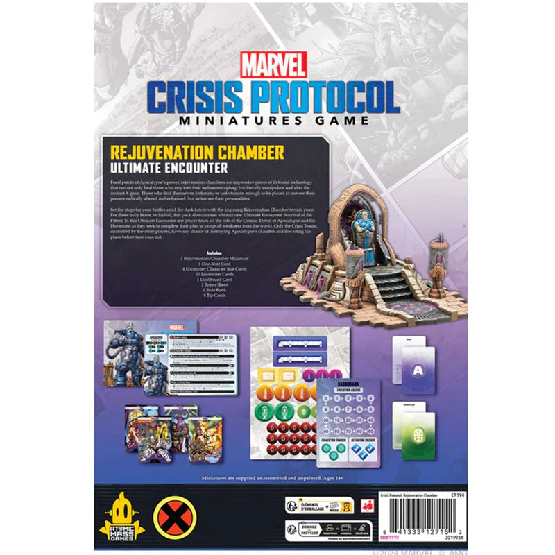 Marvel Crisis Protocol -  Rejuvenation Chamber Terrain And Ultimate Encounter