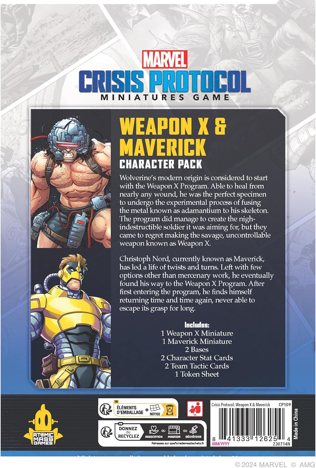 Marvel Crisis Protocol -  Weapon X And Maverick