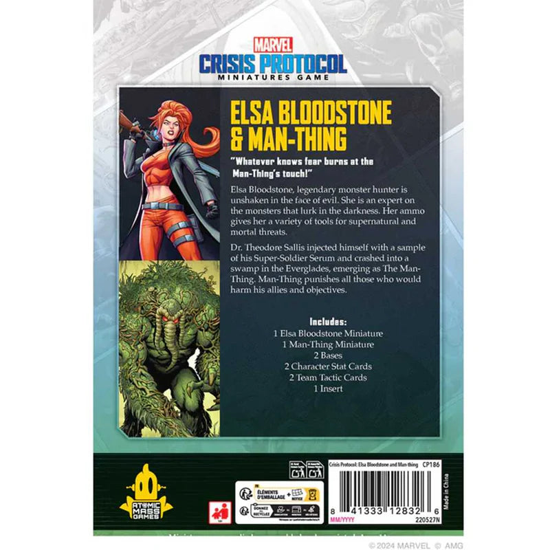 Marvel Crisis Protocol -  Elsa Bloodstone And Man Thing