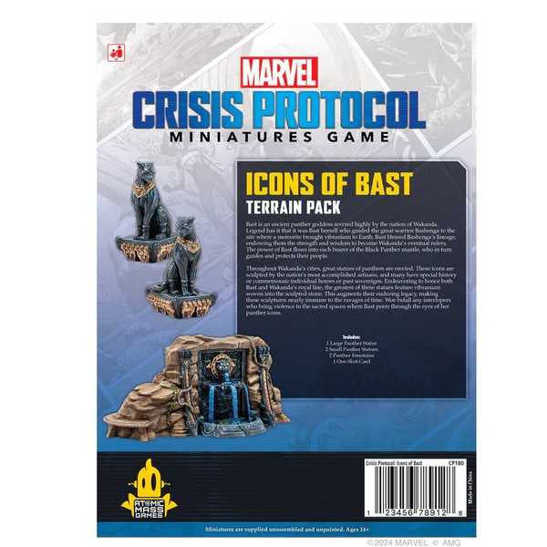 Marvel Crisis Protocol - Icons Of Bast Terrain Pack
