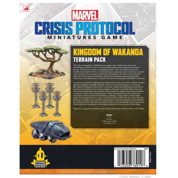 Marvel Crisis Protocol - Kingdom Of Wakanda Terrain Pack