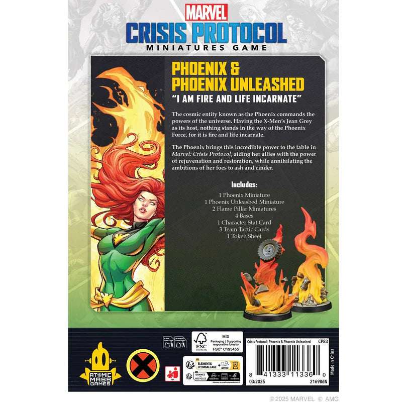 Marvel Crisis Protocol -  Phoenix And Phoenix Unleashed