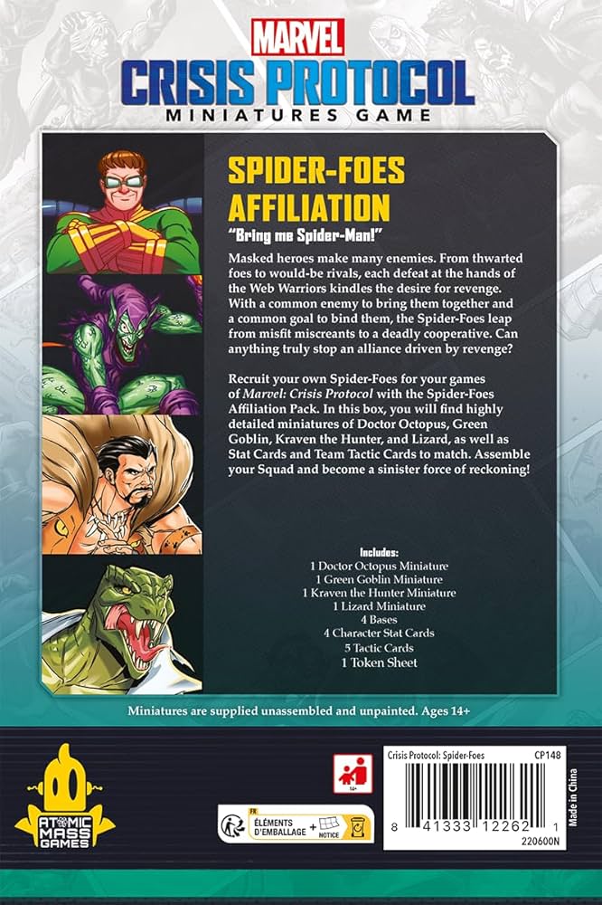 Marvel Crisis Protocol -  Spider Foes