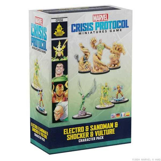 Marvel Crisis Protocol -  Electro, Sandman, Shocker And Vulture