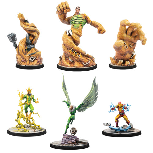 Marvel Crisis Protocol -  Electro, Sandman, Shocker And Vulture