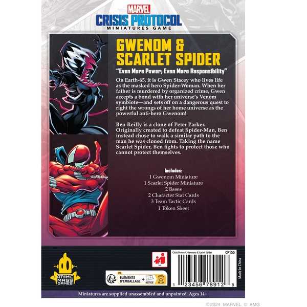Marvel Crisis Protocol -  Gwenom And Scarlet Spider