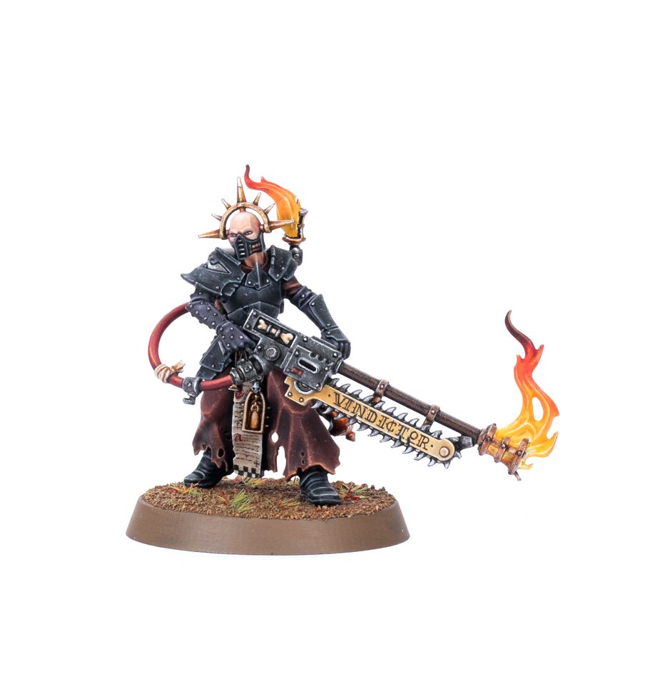 Adepta Sororitas: Priest with Vindictor