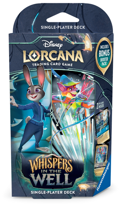 Disney Lorcana: Whispers in the Well Starter Deck - Sapphire & Steel (Judy & Robin)