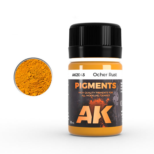 AK Weathering Paints - Ocher Rust Pigment
