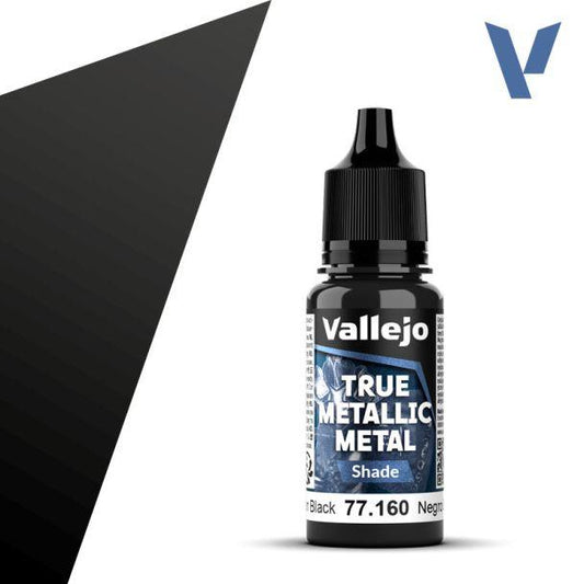 Vallejo True Metallic Metals - Obsidian Black (Shade)