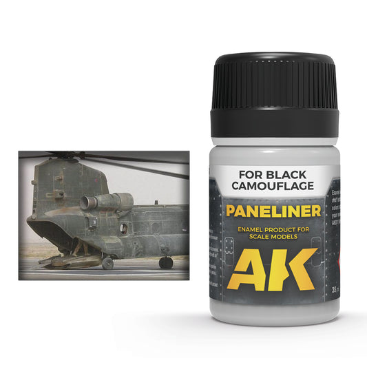 AK Weathering Paints - Black Camouflage