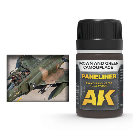 AK Weathering Paints - Brown & Green Camouflage