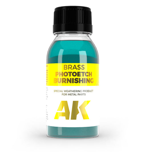 AK Weathering Paints - Brass Photoetch Burnishing 100ml