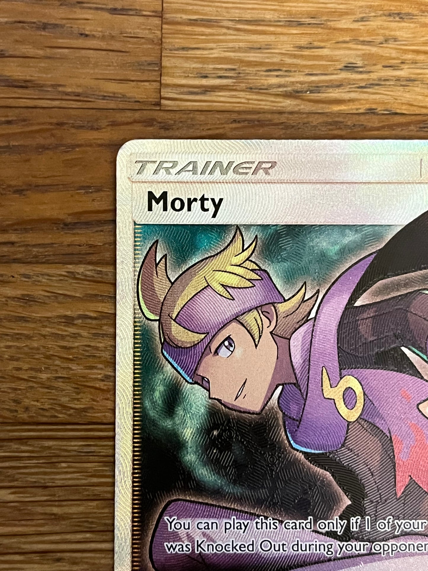 Morty 212/214 Lost Thunder NM Single Pokémon Card