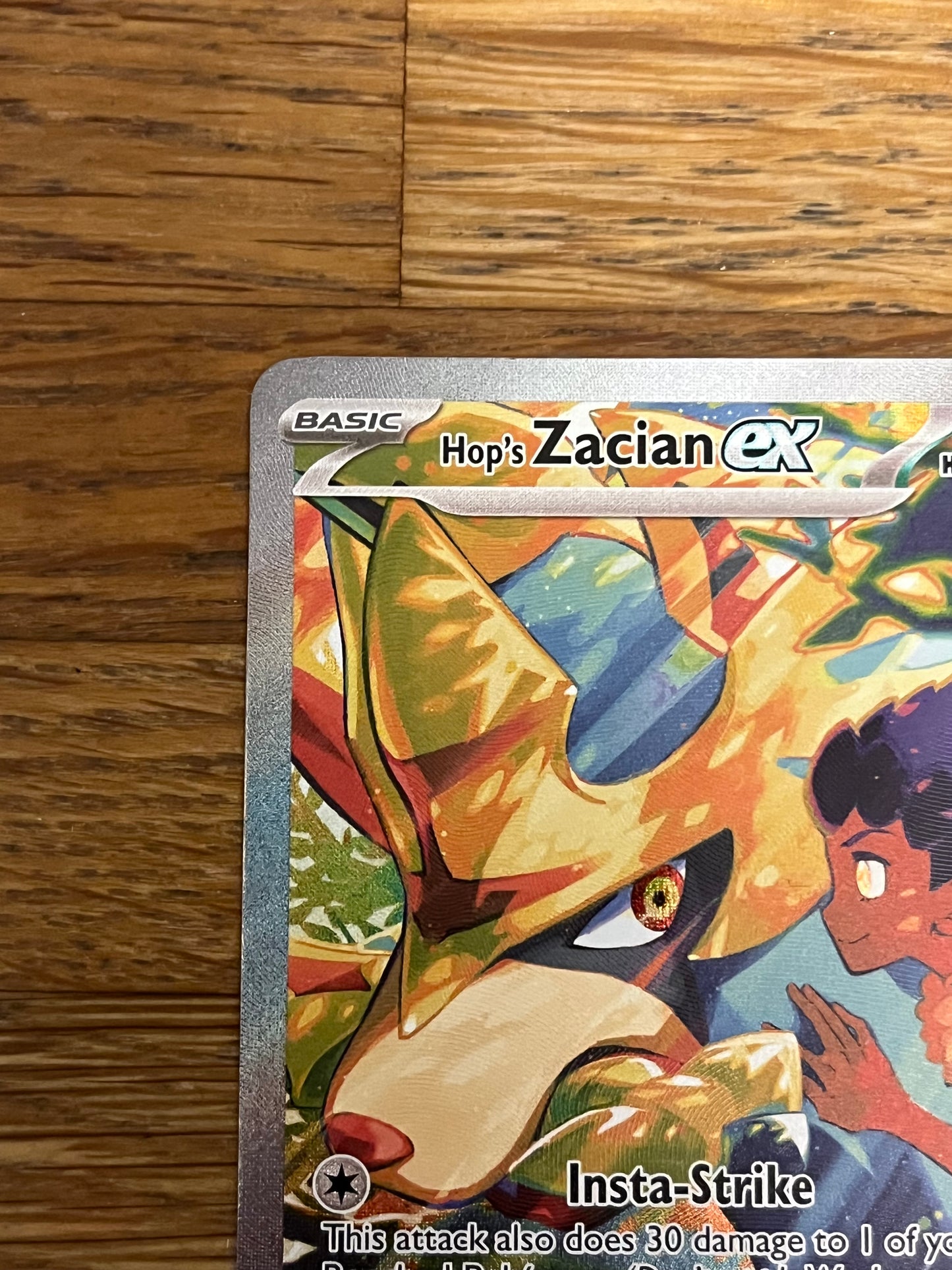 Hop's Zacian EX 186/159 Journey Together NM Single Pokémon Card
