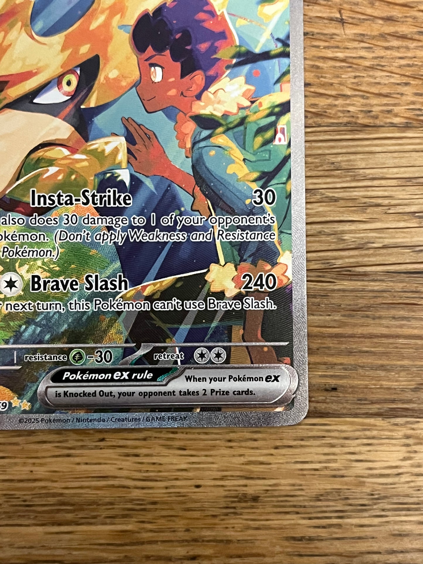 Hop's Zacian EX 186/159 Journey Together NM Single Pokémon Card