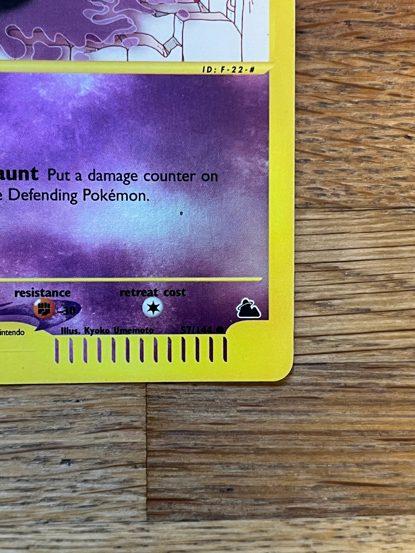 Gastly Reverse Holo 57/144 Sky Ridge NM Single Pokémon Card