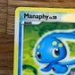 Manaphy Reverse Holo Stamped Promo 9/130 Diamond & Pearl NM Single Pokémon Card