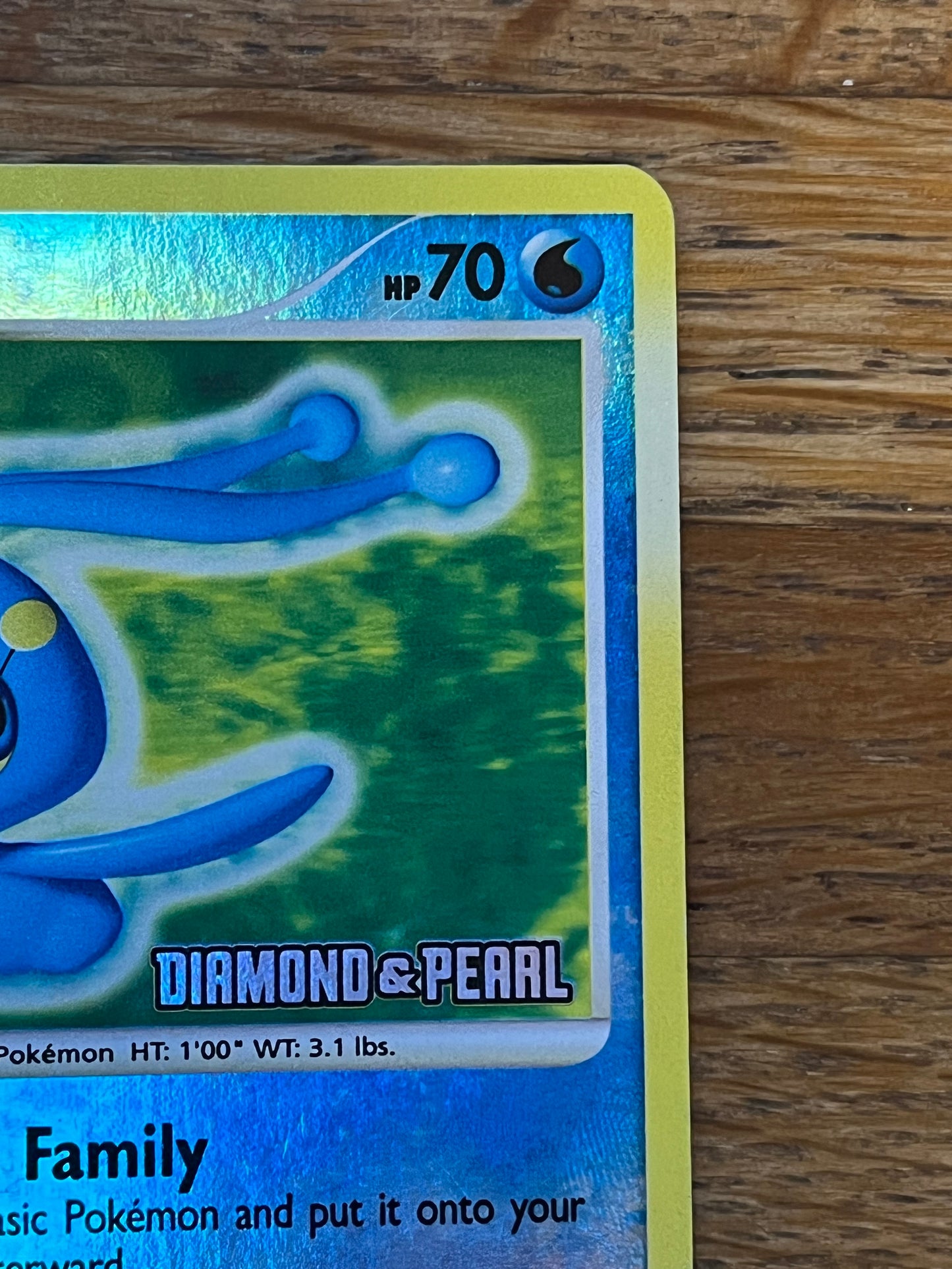 Manaphy Reverse Holo Stamped Promo 9/130 Diamond & Pearl NM Single Pokémon Card