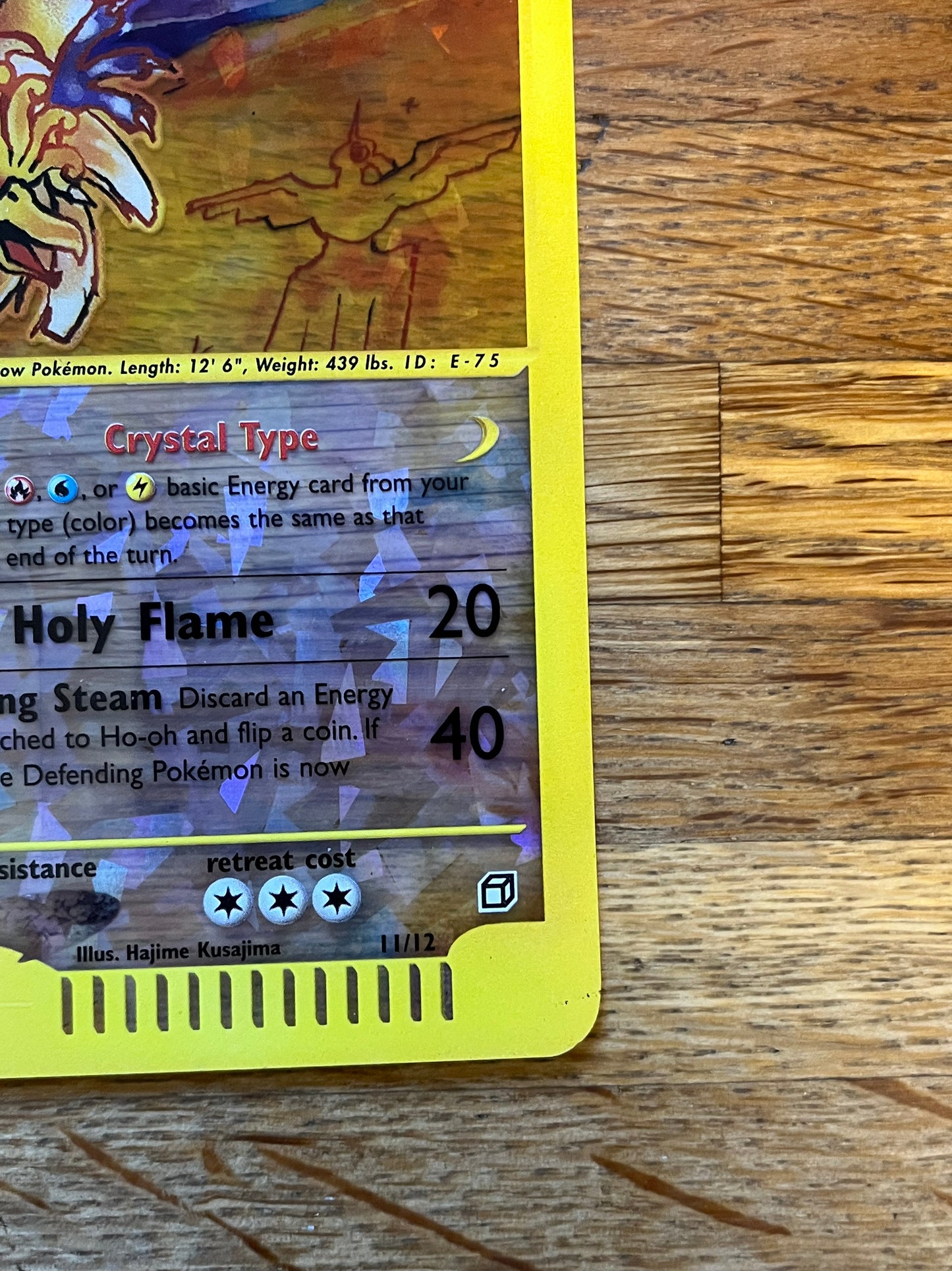 Ho-oh Crystal 11/12 Skyridge Box Topper Promo NM Single Pokémon Card
