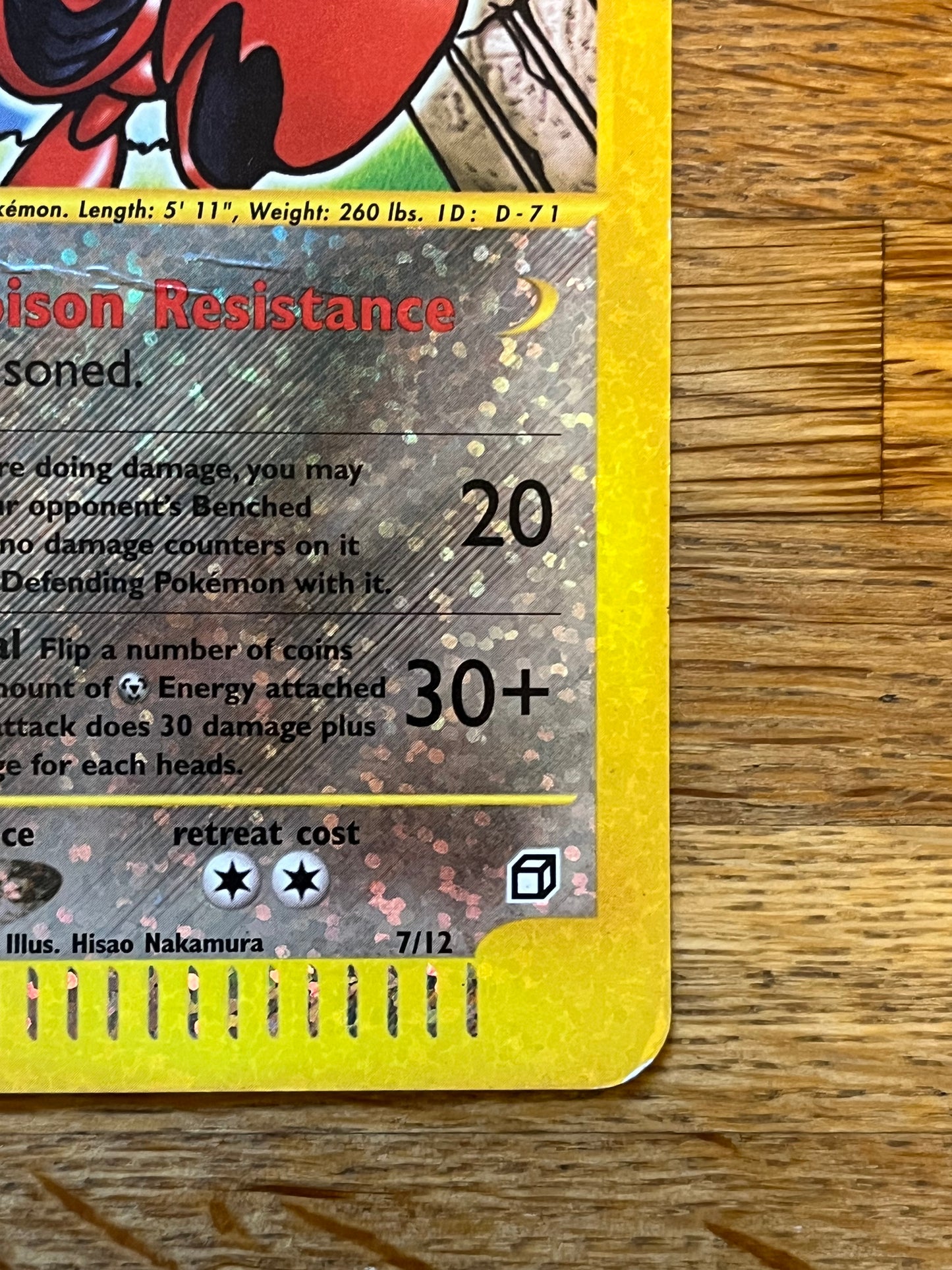 Scizor 7/12 Expedition Box Topper Promo HP Single Pokémon Card *Check Photos*