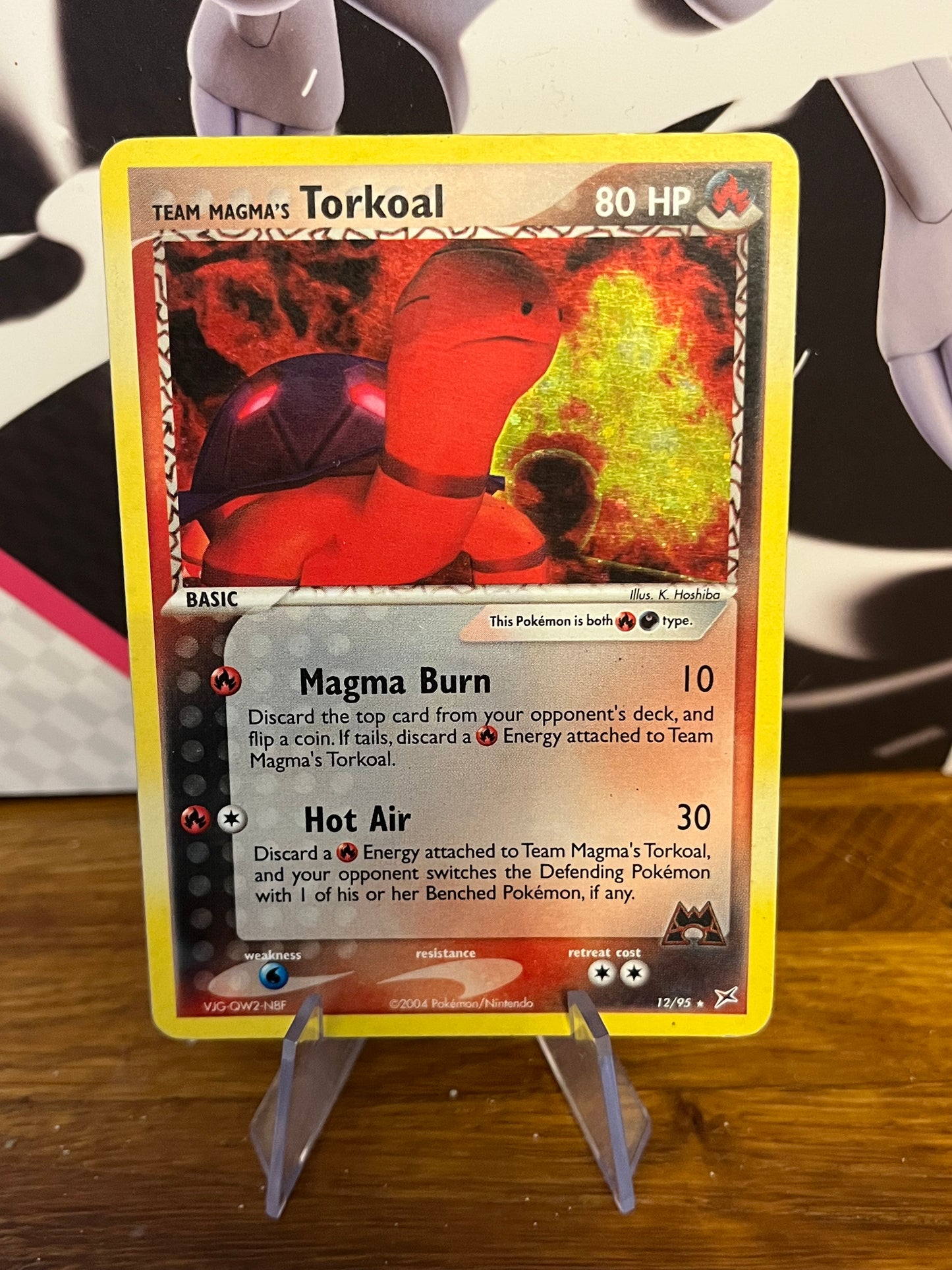 Team Magma's Torkoal 12/95 Team Magma & Team Aqua NM Single Pokémon Card