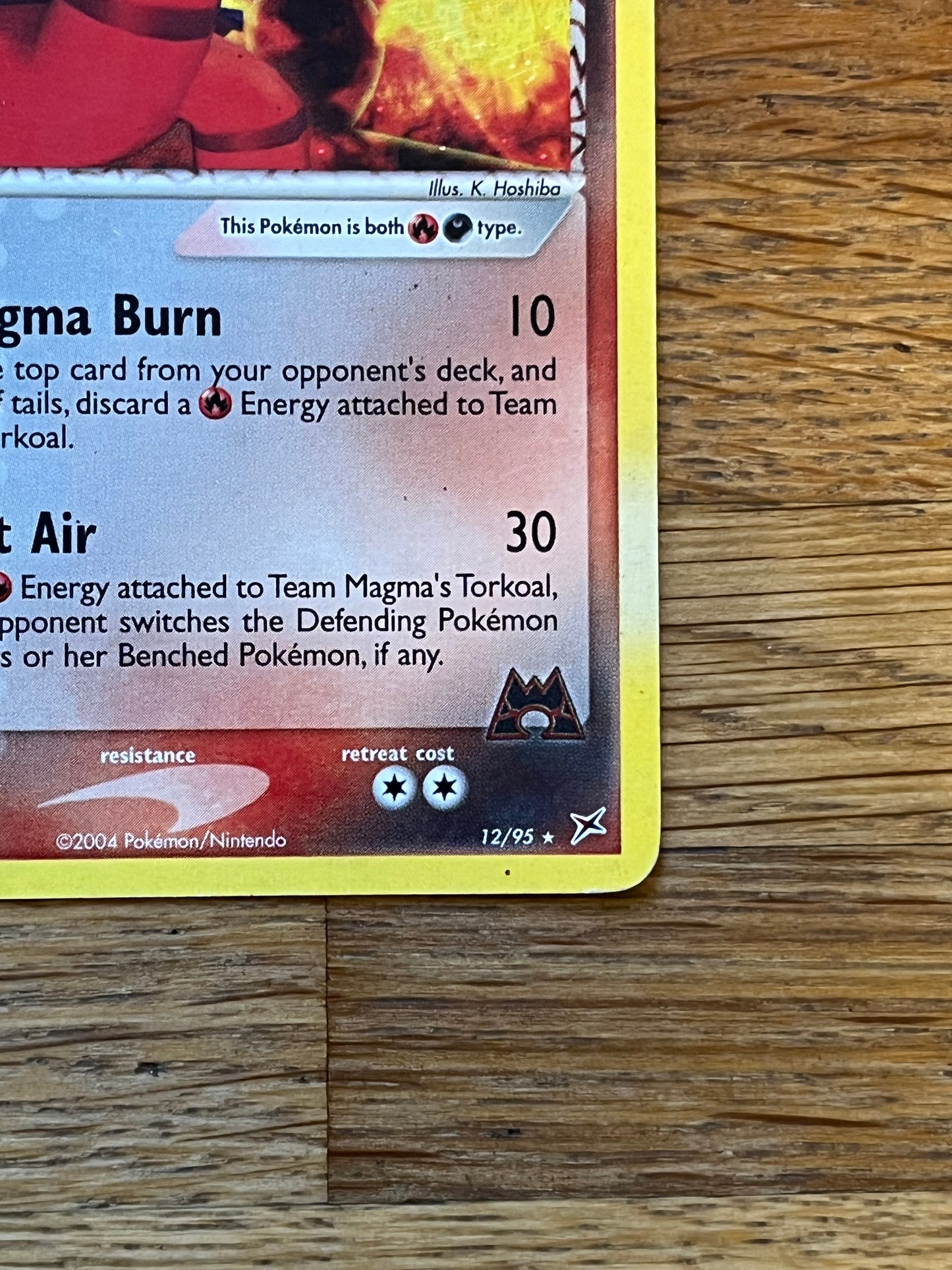 Team Magma's Torkoal 12/95 Team Magma & Team Aqua NM Single Pokémon Card