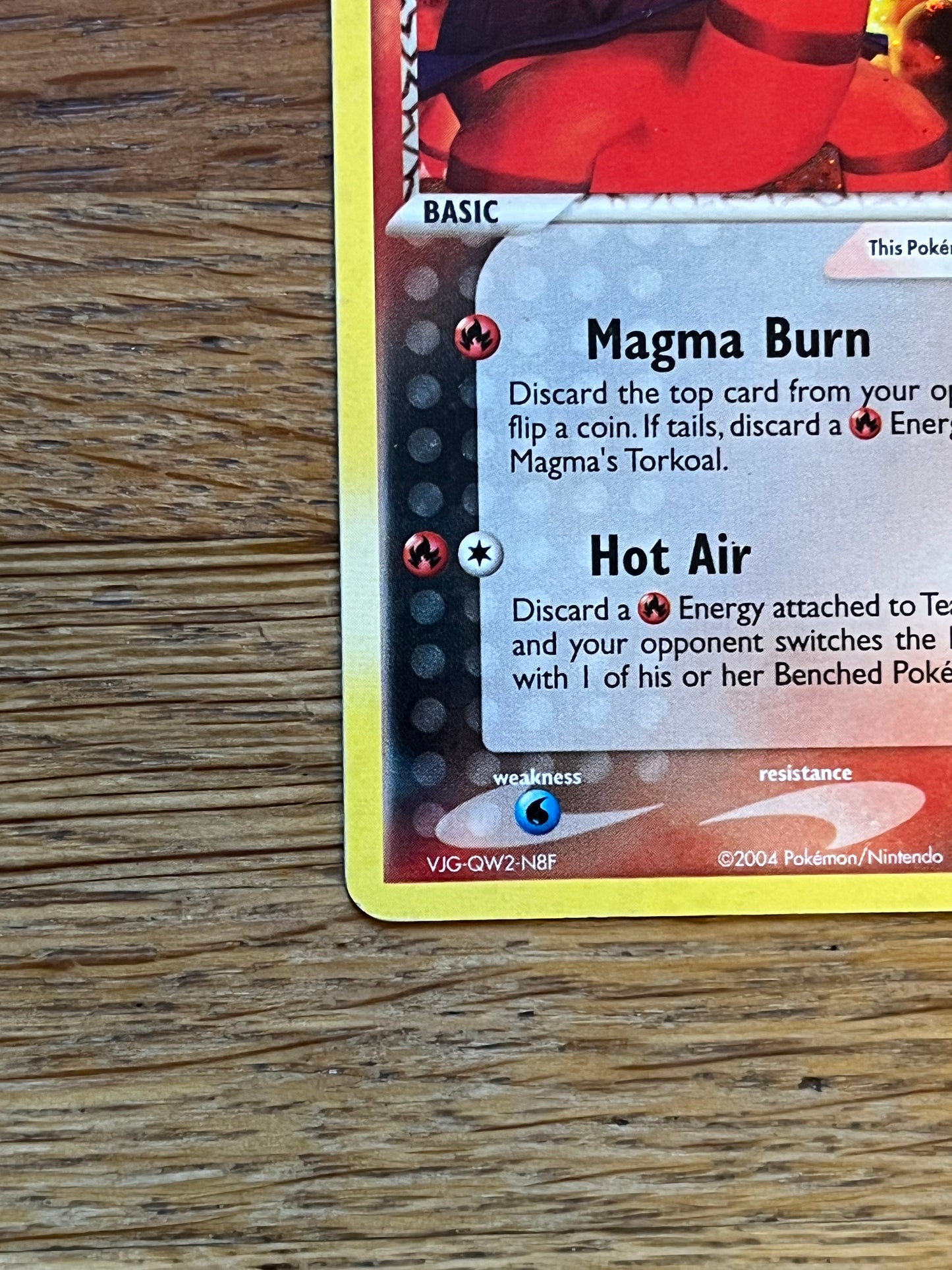 Team Magma's Torkoal 12/95 Team Magma & Team Aqua NM Single Pokémon Card