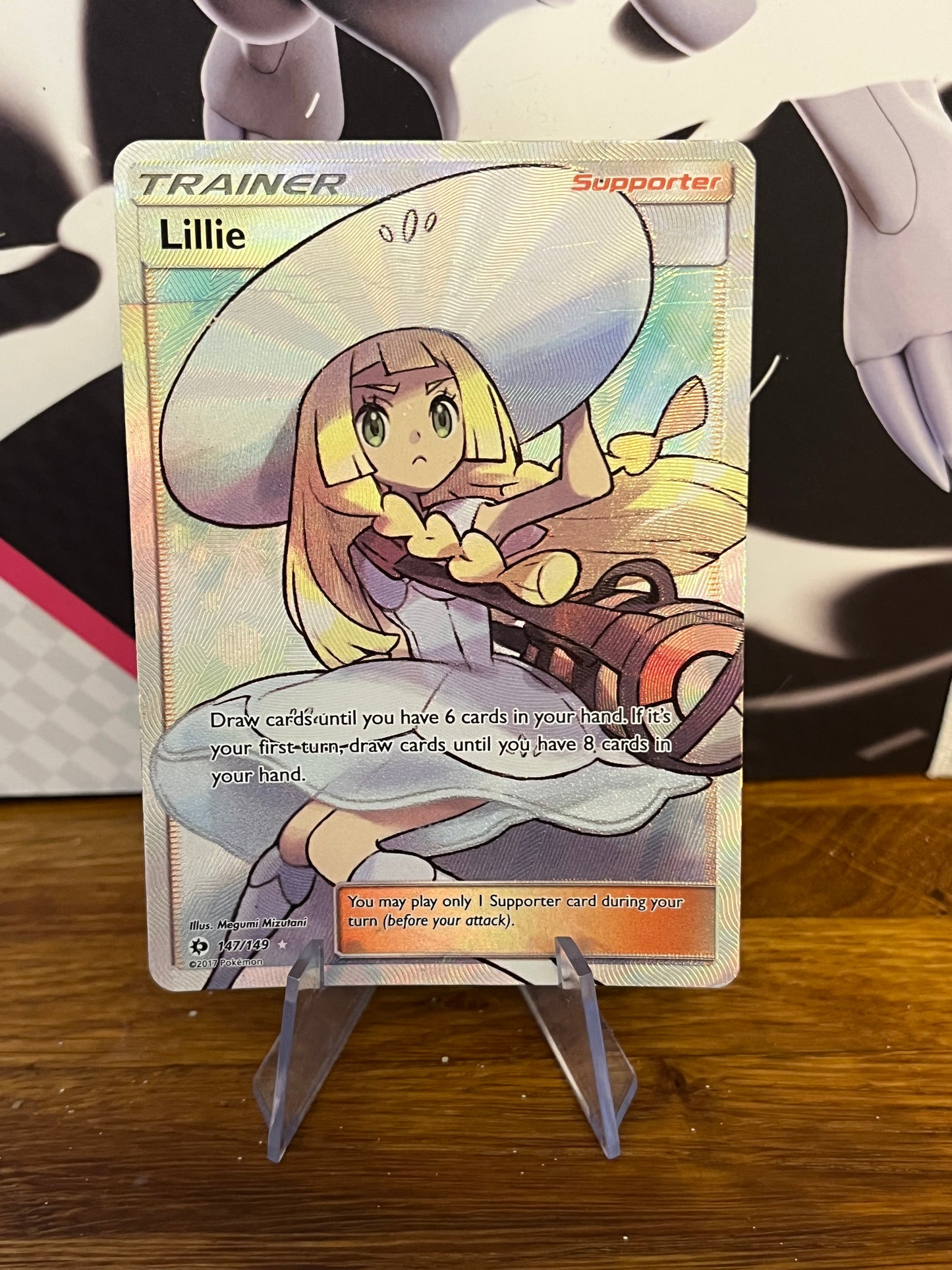 Lillie 147/149 Sun & Moon NM Single Pokémon Card