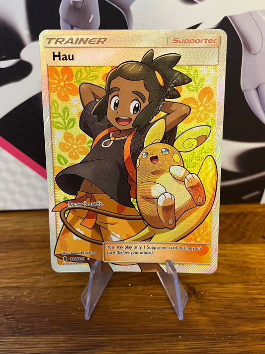 Hau 144/145 Guardians Rising NM Single Pokémon Card