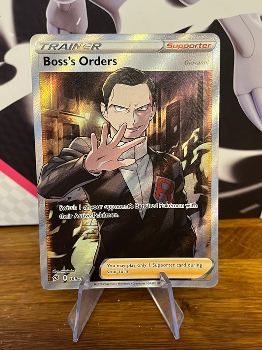 Boss's Orders 189/192 Rebel Clash  NM Single Pokémon Card
