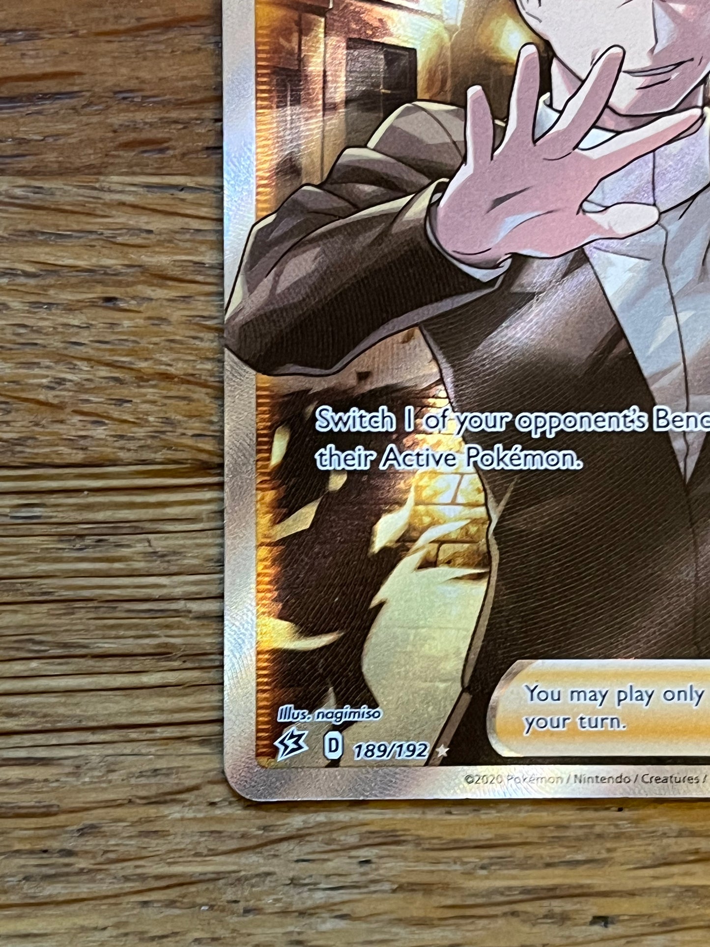 Boss's Orders 189/192 Rebel Clash  NM Single Pokémon Card