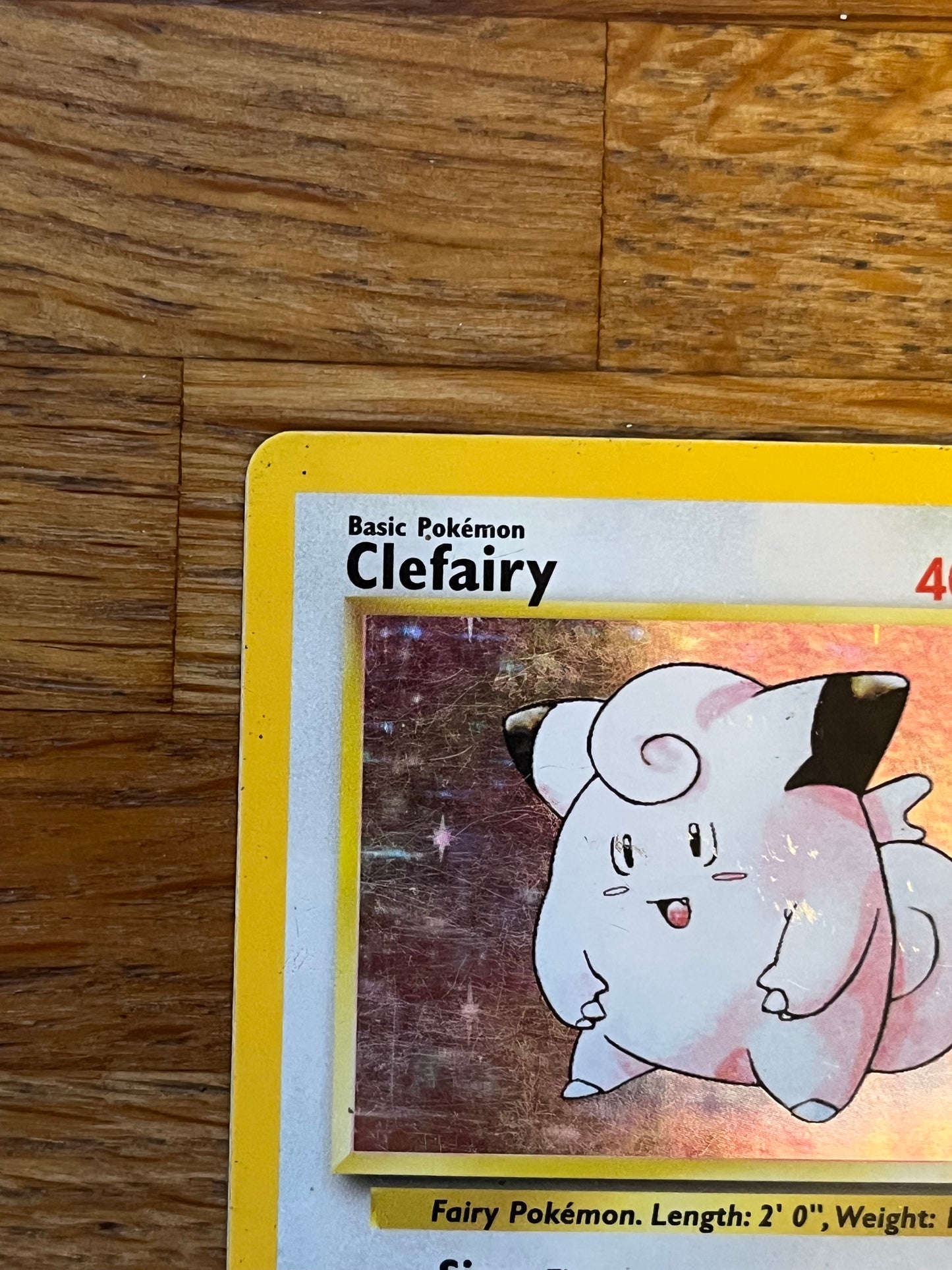 Clefairy Holo 5/102 Base Set  LP Single Pokémon Card