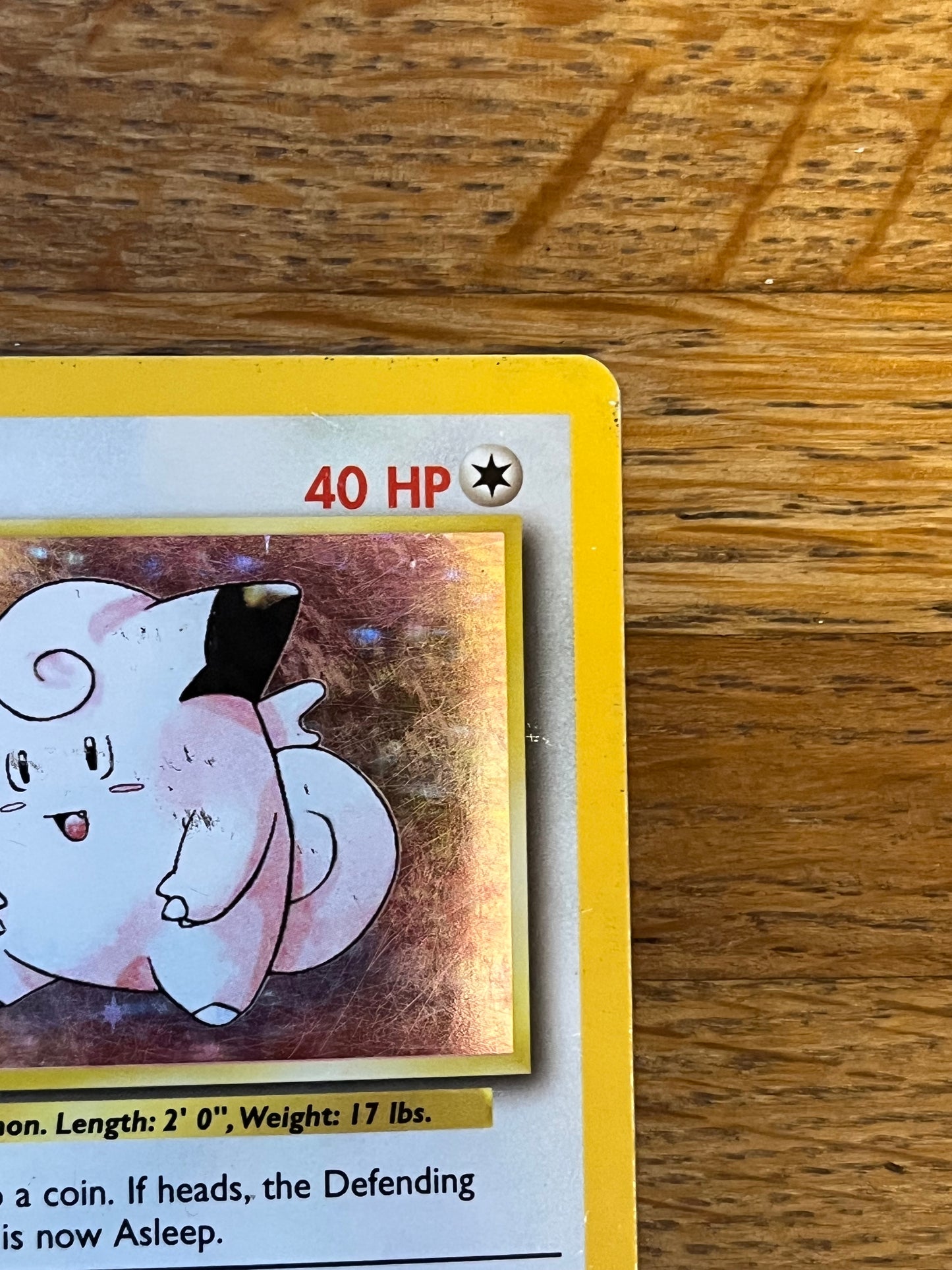 Clefairy Holo 5/102 Base Set  LP Single Pokémon Card