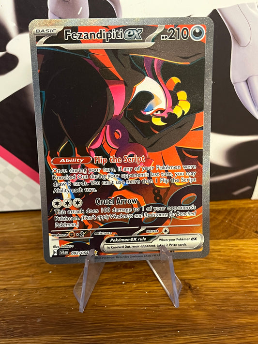 Fezandipiti EX 092/064 Shrouded Fable NM Single Pokémon Card