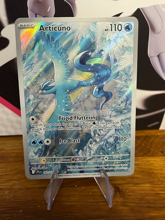 Articuno Illustration Rare 161/159 Journey Together NM Single Pokémon Card