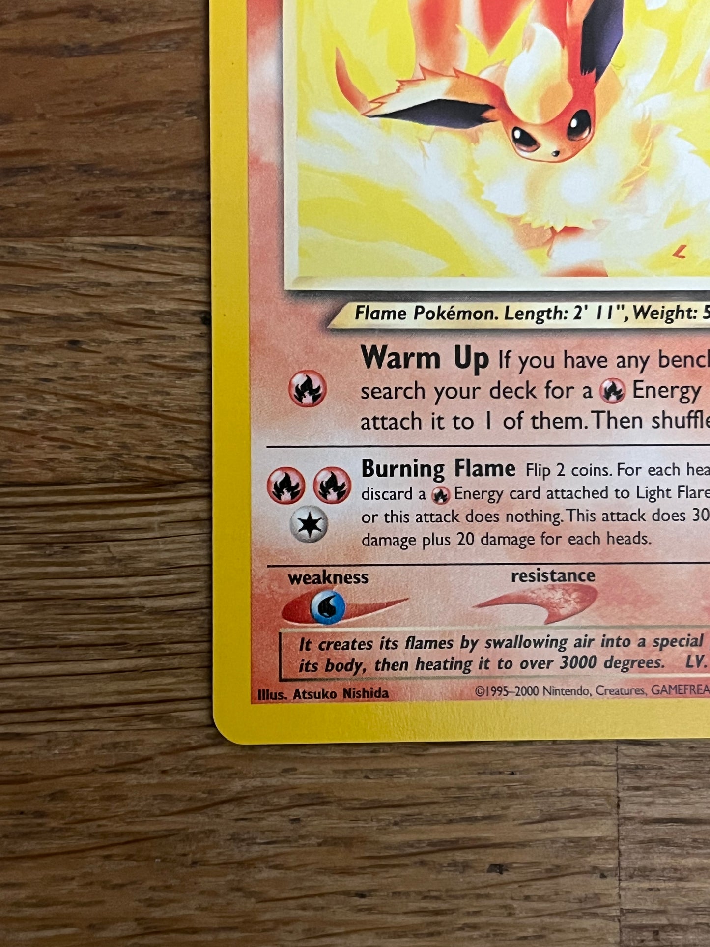 Light Flareon 46/105 Neo Destiny NM Single Pokémon Card