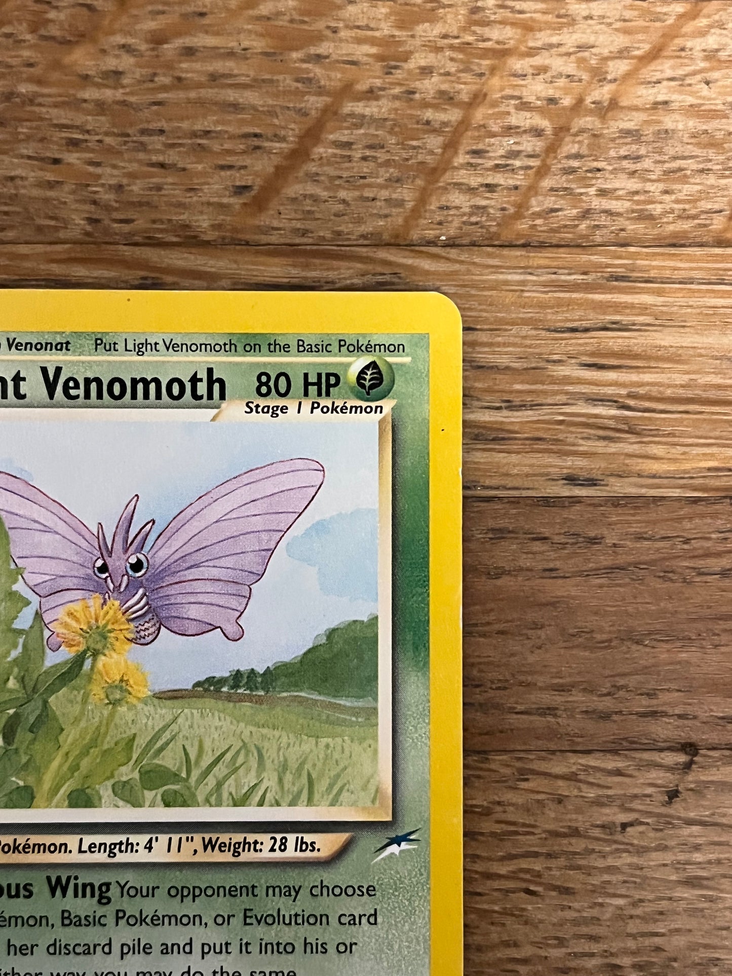 Light Venomoth 53/105 Neo Destiny NM Single Pokémon Card