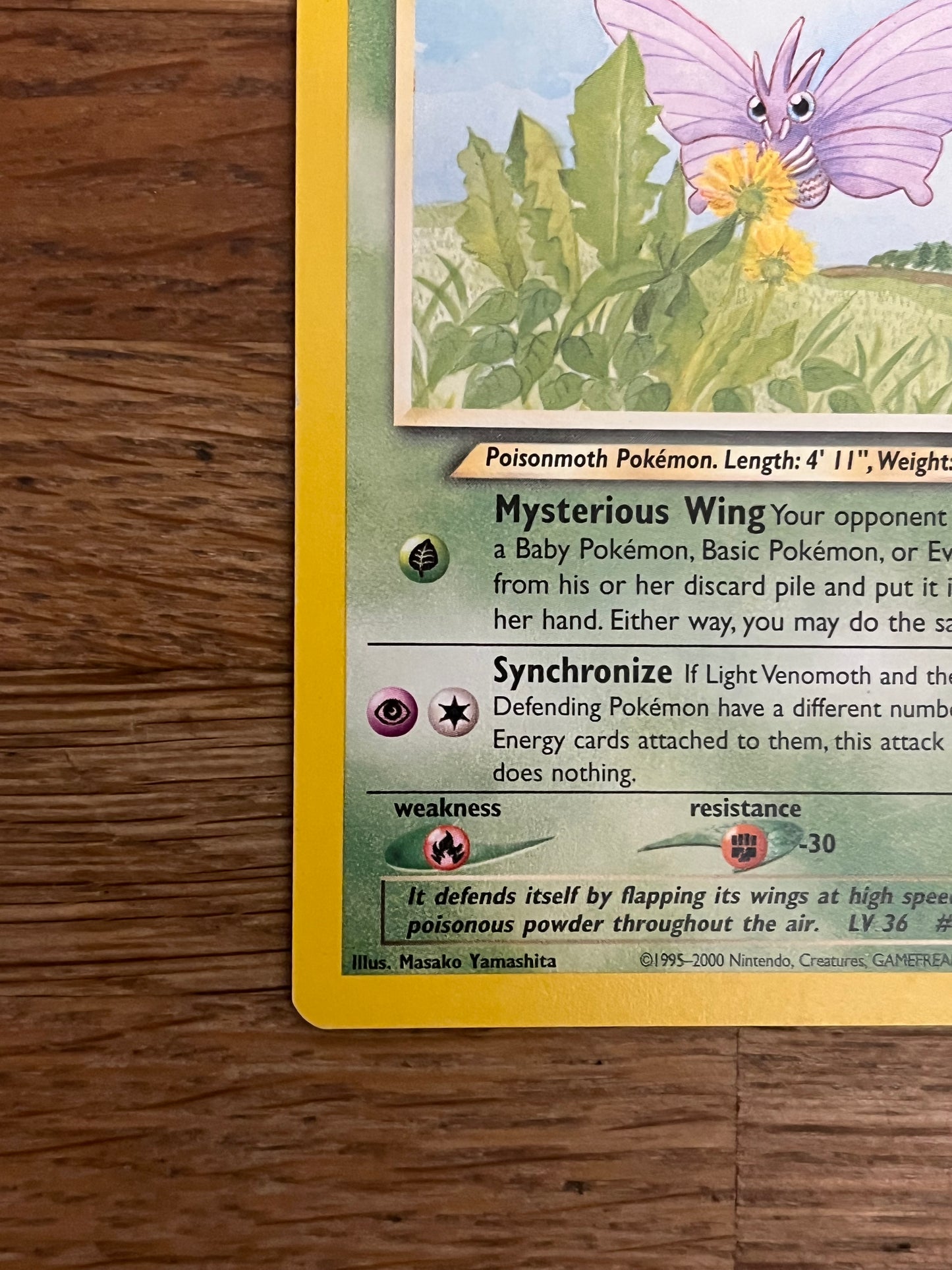 Light Venomoth 53/105 Neo Destiny NM Single Pokémon Card
