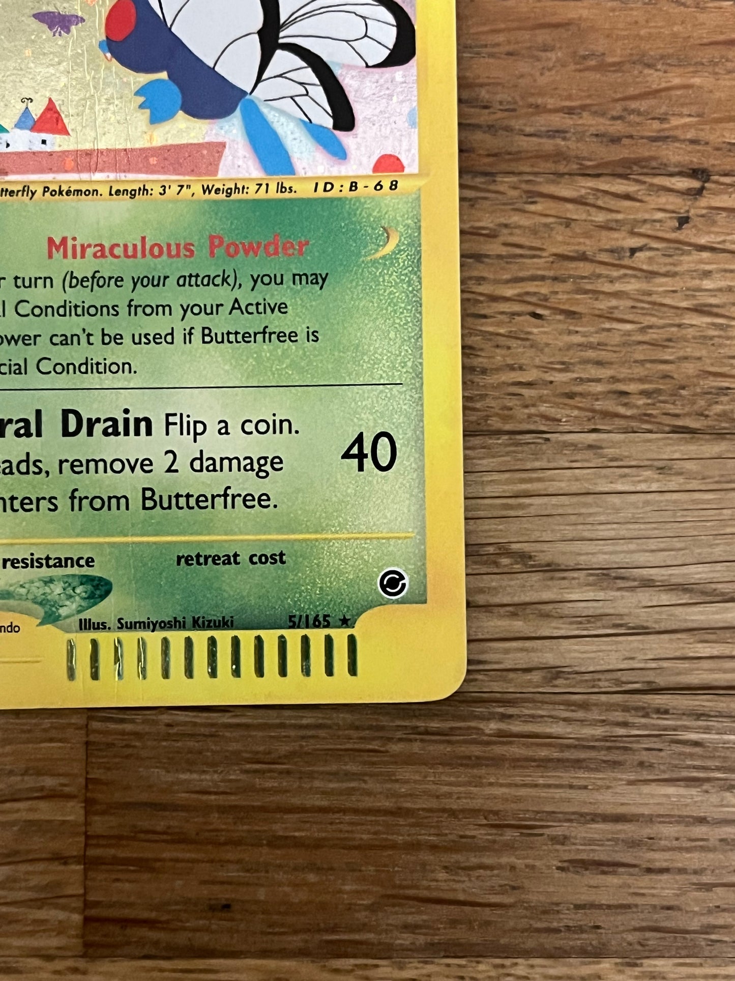 Butterfree Holo 5/165 Expedition NM Single Pokémon Card