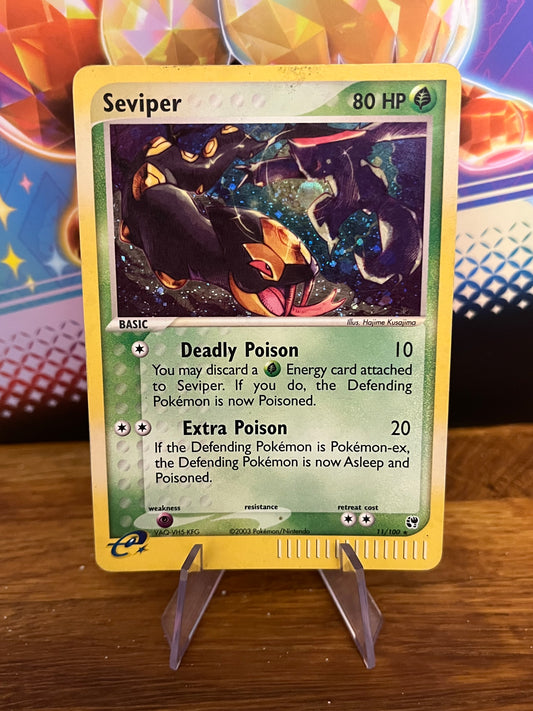 Seviper Holo 11/100 Sandstorm LP Single Pokémon Card