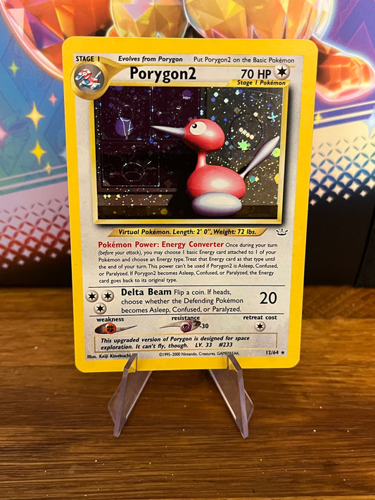 Porygon 2 Holo 12/64 Neo Revelations NM Single Pokémon Card