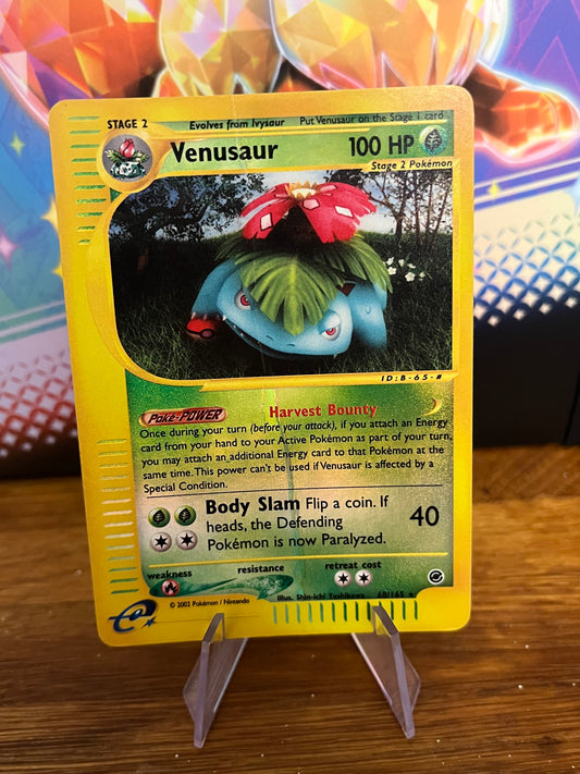 Venusaur Reverse Holo 68/165 Expedition HP Single Pokémon Card