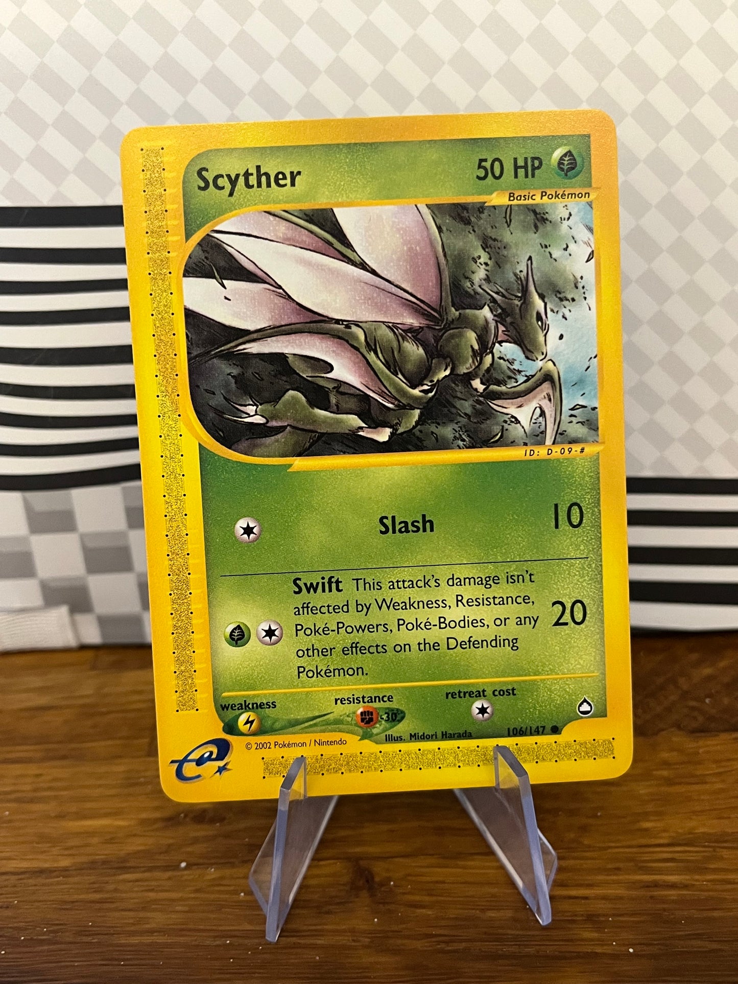 Scyther 106/147 Aquapolis NM Single Pokémon Card