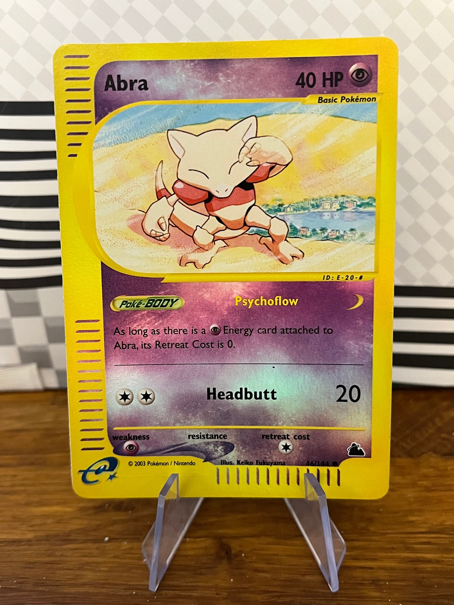 Abra 46/144 Reverse Holo Skyridge NM Single Pokémon Card