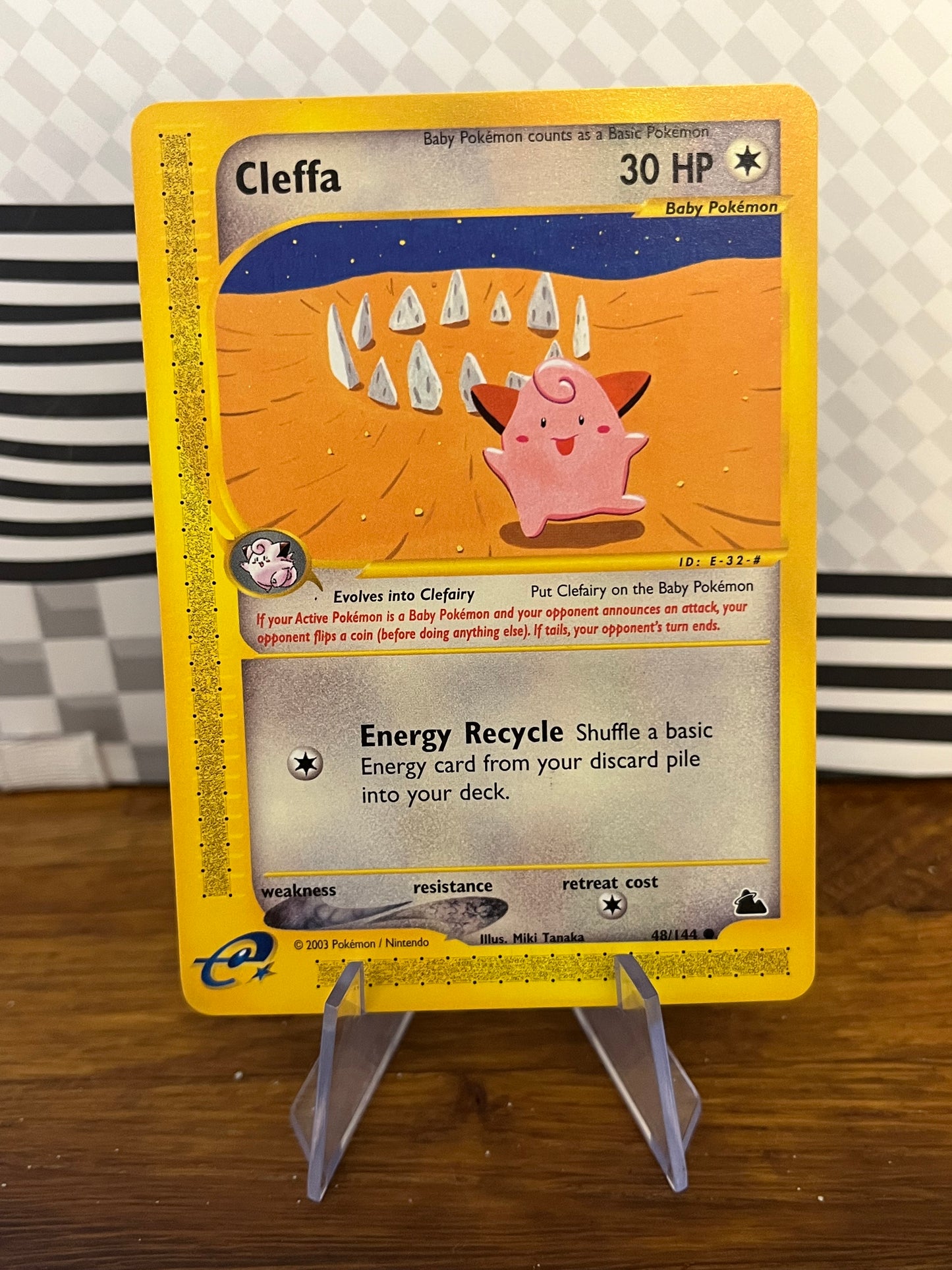 Cleffa 48/144 Skyridge NM Single Pokémon Card