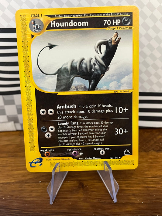 Houndoom 12/144 Skyridge NM Single Pokémon Card