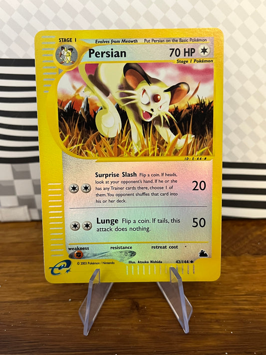 Persian 42/144 Reverse Holo Skyridge NM Single Pokémon Card