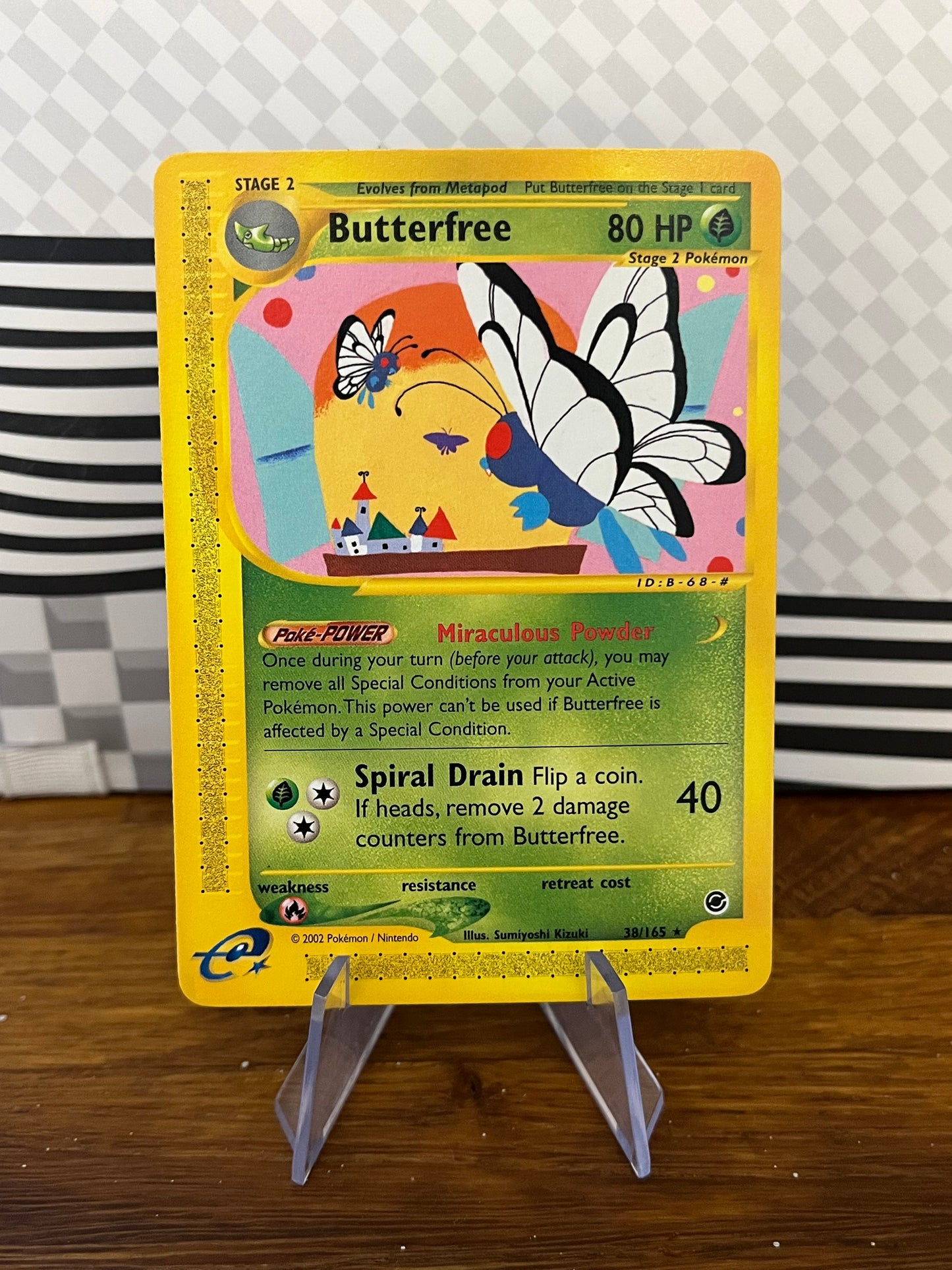 Butterfree 38/165 Expeditions NM Single Pokémon Card