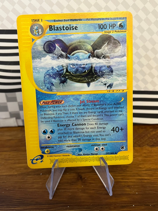 Blastoise 37/165 Expeditions NM Single Pokémon Card